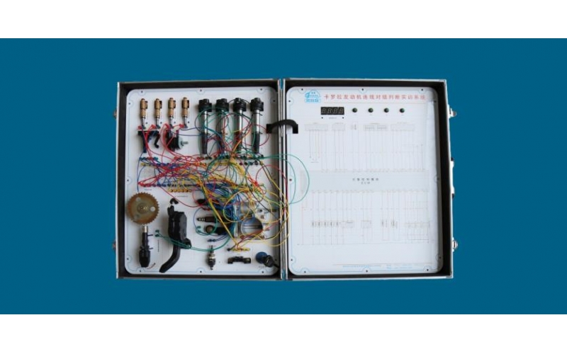 汽車發(fā)動(dòng)機(jī)控制單元插接連線判斷對(duì)錯(cuò)、打分、錯(cuò)誤告知、計(jì)時(shí)系統(tǒng)實(shí)訓(xùn)箱